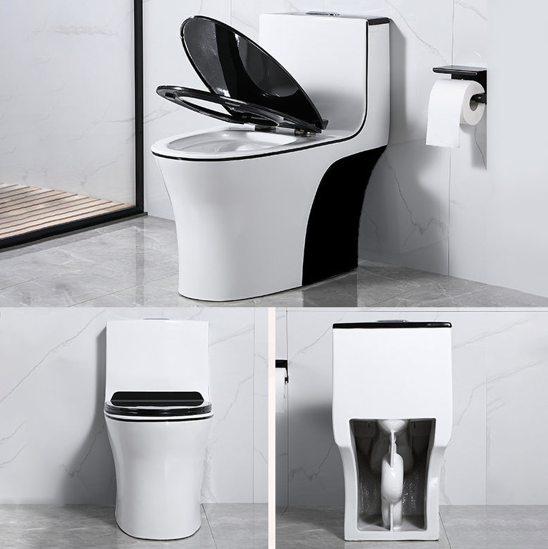 Modern Floor Mounted Toilet Bowl One-Piece Toilet for Washroom Clearhalo 'Bathroom Remodel & Bathroom Fixtures' 'Home Improvement' 'home_improvement' 'home_improvement_toilets' 'Toilets & Bidets' 'Toilets' 6191194