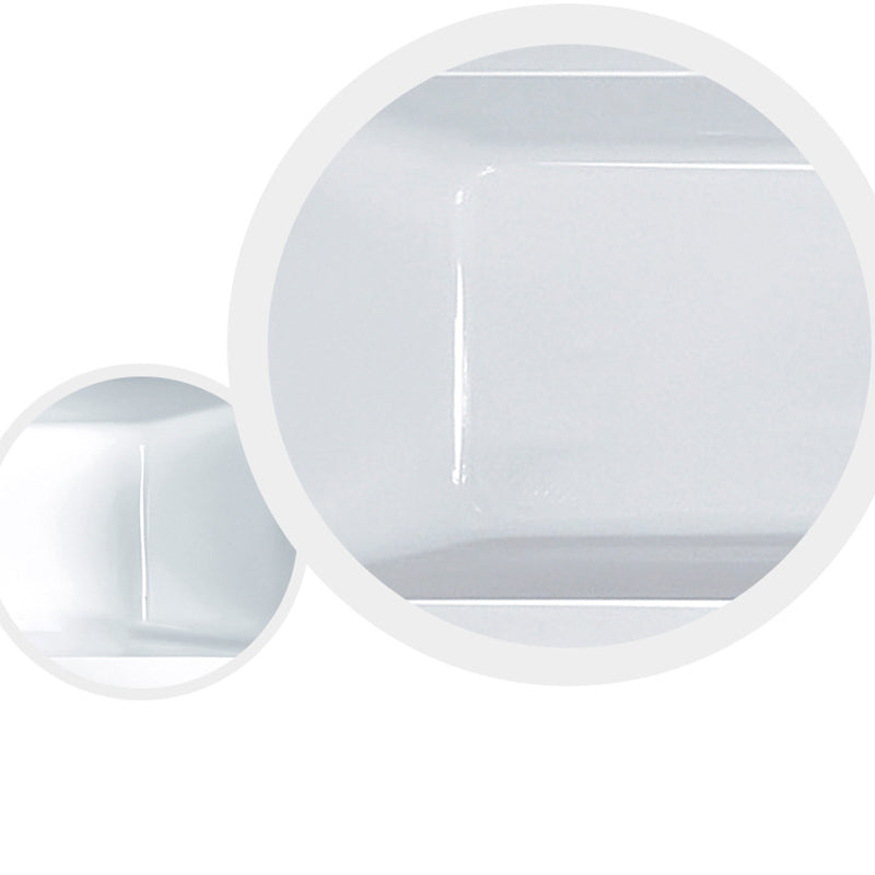 Modern Rectangular Drop-in Bath Tub White Acrylic Tub with Internal Drain Clearhalo 'Bathroom Remodel & Bathroom Fixtures' 'Bathtubs' 'Home Improvement' 'home_improvement' 'home_improvement_bathtubs' 'Showers & Bathtubs' 6194157