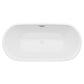 Matte Finish Acrylic Freestanding Tub Contemporary Oval Bathtub Clearhalo 'Bathroom Remodel & Bathroom Fixtures' 'Bathtubs' 'Home Improvement' 'home_improvement' 'home_improvement_bathtubs' 'Showers & Bathtubs' 6194267