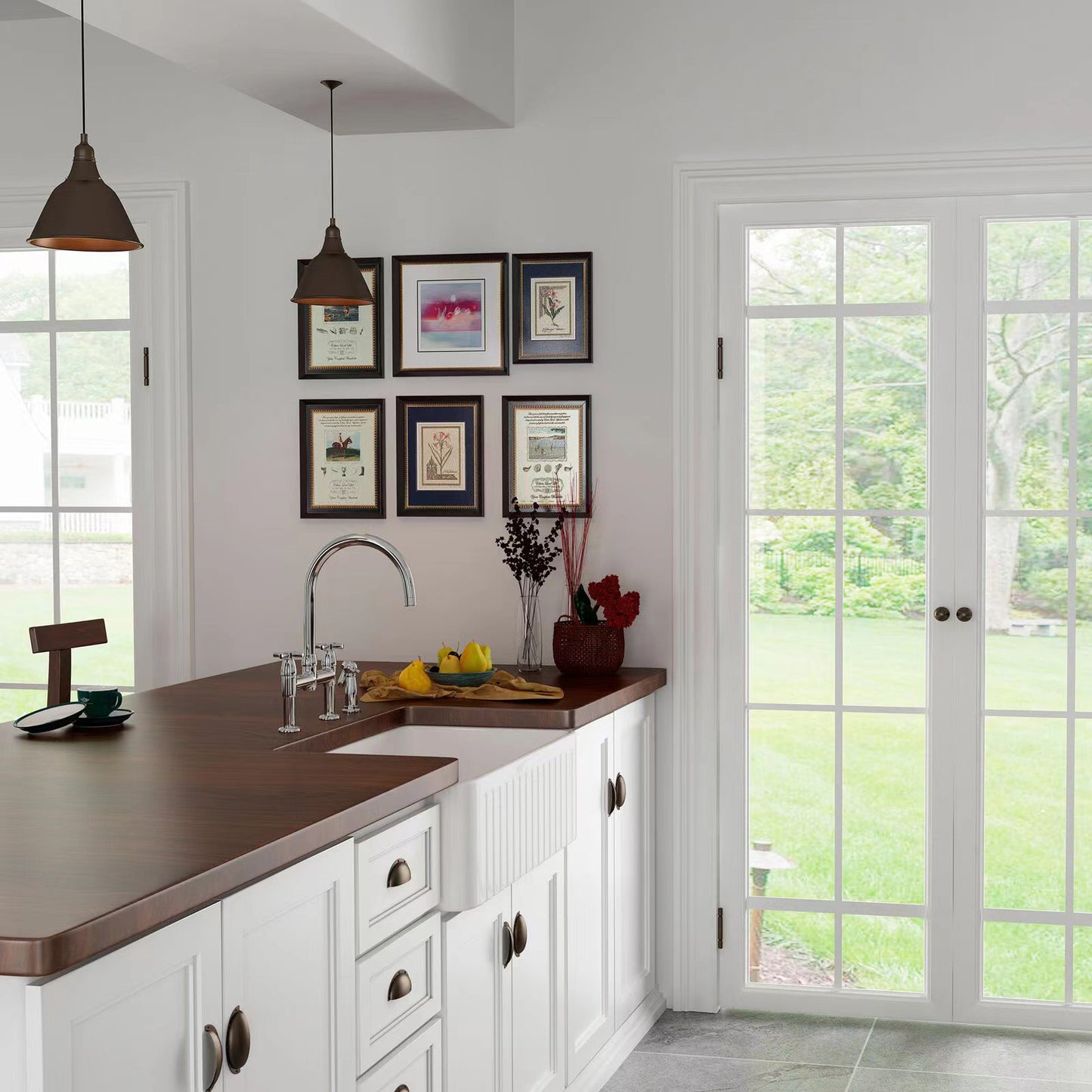 Classic Quartz Kitchen Sink White Apron Fluted Farmhouse Sink Clearhalo 'Home Improvement' 'home_improvement' 'home_improvement_kitchen_sinks' 'Kitchen Remodel & Kitchen Fixtures' 'Kitchen Sinks & Faucet Components' 'Kitchen Sinks' 'kitchen_sinks' 6196208