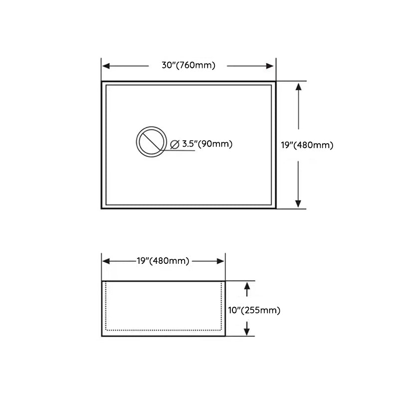 Classic Quartz Kitchen Sink White Apron Fluted Farmhouse Sink Clearhalo 'Home Improvement' 'home_improvement' 'home_improvement_kitchen_sinks' 'Kitchen Remodel & Kitchen Fixtures' 'Kitchen Sinks & Faucet Components' 'Kitchen Sinks' 'kitchen_sinks' 6196212