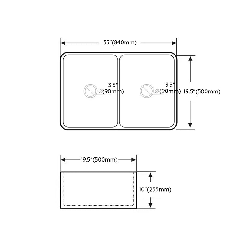Classic Quartz Kitchen Sink White Apron Fluted Farmhouse Sink Clearhalo 'Home Improvement' 'home_improvement' 'home_improvement_kitchen_sinks' 'Kitchen Remodel & Kitchen Fixtures' 'Kitchen Sinks & Faucet Components' 'Kitchen Sinks' 'kitchen_sinks' 6196215