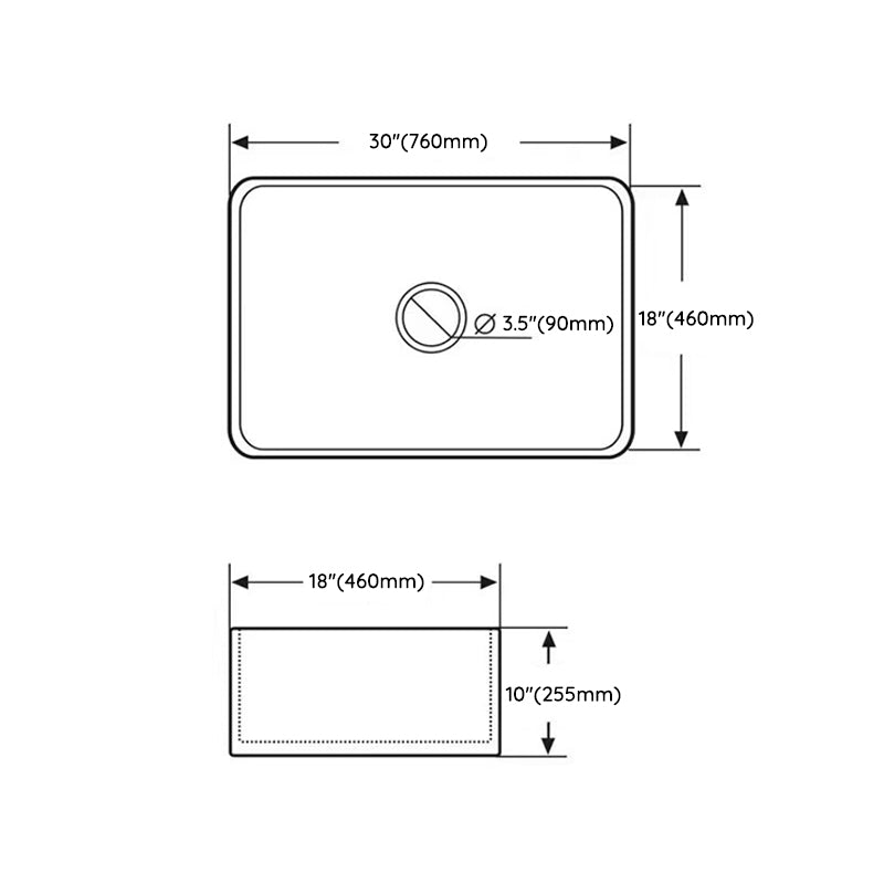 Classic Quartz Kitchen Sink White Apron Fluted Farmhouse Sink Clearhalo 'Home Improvement' 'home_improvement' 'home_improvement_kitchen_sinks' 'Kitchen Remodel & Kitchen Fixtures' 'Kitchen Sinks & Faucet Components' 'Kitchen Sinks' 'kitchen_sinks' 6196217