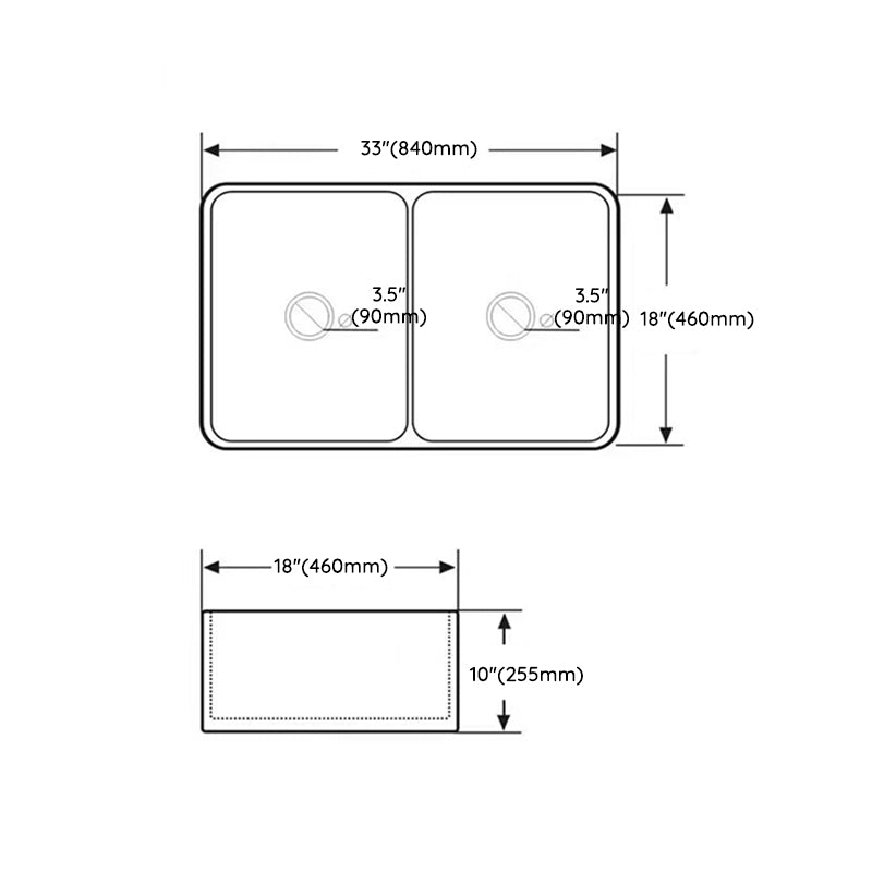Classic Quartz Kitchen Sink White Apron Fluted Farmhouse Sink Clearhalo 'Home Improvement' 'home_improvement' 'home_improvement_kitchen_sinks' 'Kitchen Remodel & Kitchen Fixtures' 'Kitchen Sinks & Faucet Components' 'Kitchen Sinks' 'kitchen_sinks' 6196219