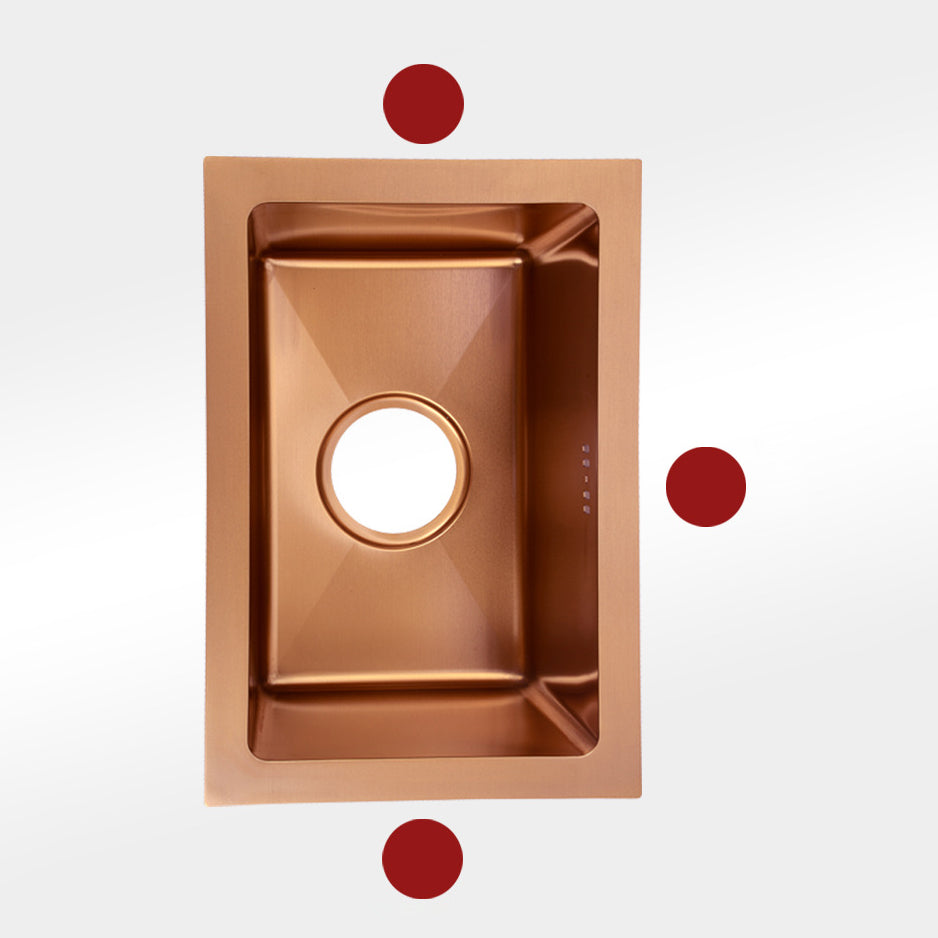 Modern Stainless Kitchen Sink Center Strainer Drain Assembly Sink with Faucet Clearhalo 'Home Improvement' 'home_improvement' 'home_improvement_kitchen_sinks' 'Kitchen Remodel & Kitchen Fixtures' 'Kitchen Sinks & Faucet Components' 'Kitchen Sinks' 'kitchen_sinks' 6196358