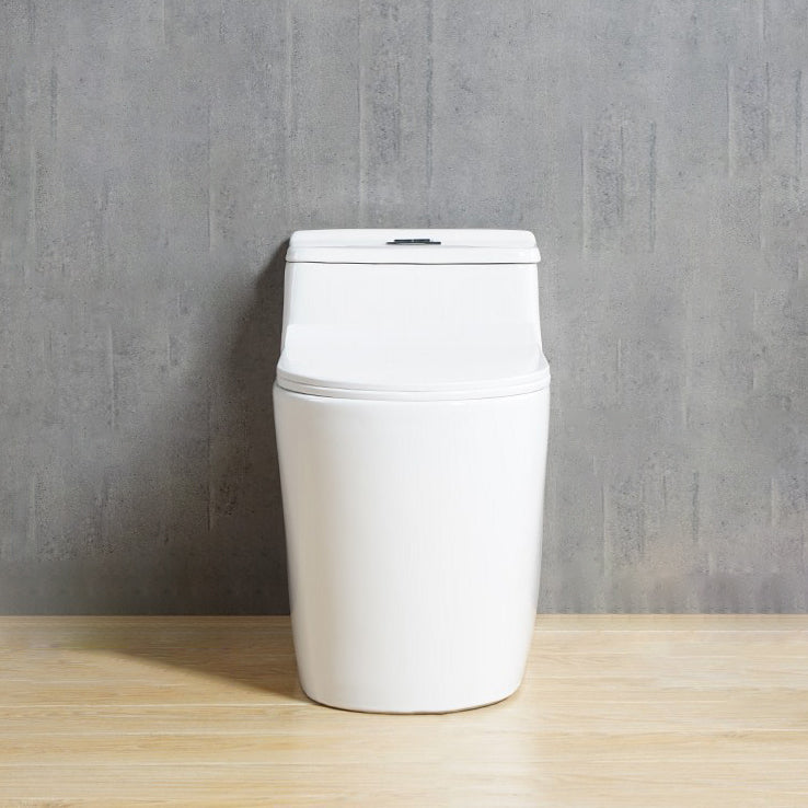 Modern Elongated Toilet Bowl Siphon Jet Flush Toilet with Seat for Bathroom 12" Clearhalo 'Bathroom Remodel & Bathroom Fixtures' 'Home Improvement' 'home_improvement' 'home_improvement_toilets' 'Toilets & Bidets' 'Toilets' 6203547