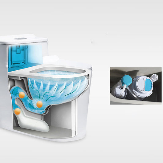Modern One Piece Toilet Bowl Floor Mount Flush Toilet with Seat Clearhalo 'Bathroom Remodel & Bathroom Fixtures' 'Home Improvement' 'home_improvement' 'home_improvement_toilets' 'Toilets & Bidets' 'Toilets' 6203599