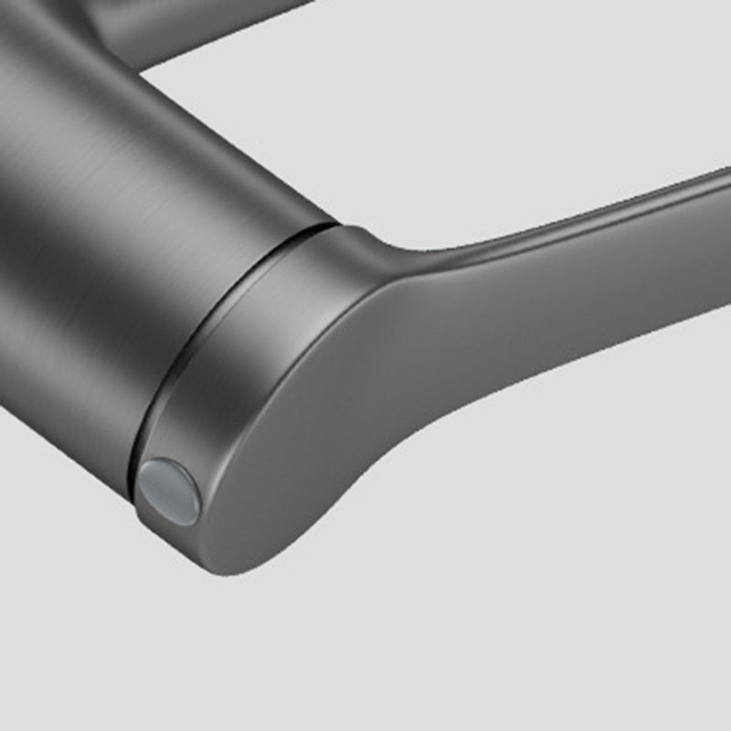 Modern Style Retractable Vessel Faucet Single-handle Low Arc Copper Vessel Faucet Clearhalo 'Bathroom Remodel & Bathroom Fixtures' 'Bathroom Sink Faucets' 'Bathroom Sinks & Faucet Components' 'bathroom_sink_faucets' 'Home Improvement' 'home_improvement' 'home_improvement_bathroom_sink_faucets' 6206868