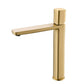 Modern Vessel Faucet Brass Lever Handles Low Arc Bathroom Sink Faucet Gold 12" Clearhalo 'Bathroom Remodel & Bathroom Fixtures' 'Bathroom Sink Faucets' 'Bathroom Sinks & Faucet Components' 'bathroom_sink_faucets' 'Home Improvement' 'home_improvement' 'home_improvement_bathroom_sink_faucets' 6211560