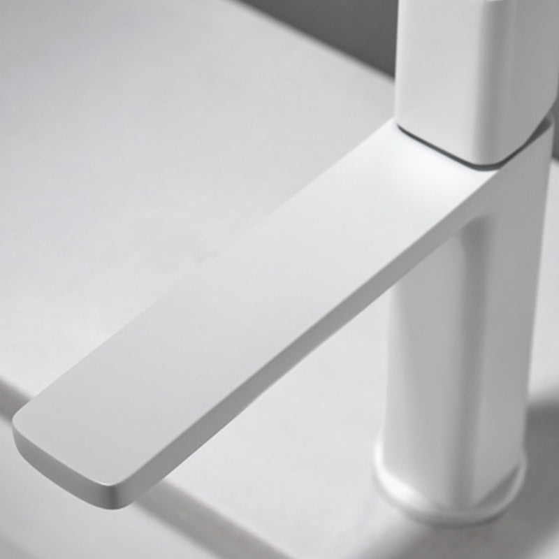 Modern Vessel Faucet Brass Lever Handles Low Arc Bathroom Sink Faucet Clearhalo 'Bathroom Remodel & Bathroom Fixtures' 'Bathroom Sink Faucets' 'Bathroom Sinks & Faucet Components' 'bathroom_sink_faucets' 'Home Improvement' 'home_improvement' 'home_improvement_bathroom_sink_faucets' 6211562