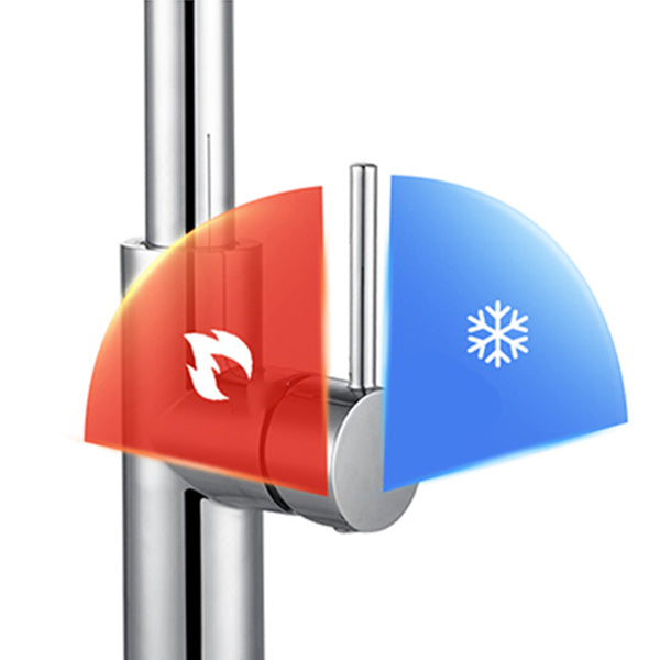 Modern Style Gooseneck Faucet Copper Single Handle Faucet for Kitchen Clearhalo 'Home Improvement' 'home_improvement' 'home_improvement_kitchen_faucets' 'Kitchen Faucets' 'Kitchen Remodel & Kitchen Fixtures' 'Kitchen Sinks & Faucet Components' 'kitchen_faucets' 6211687