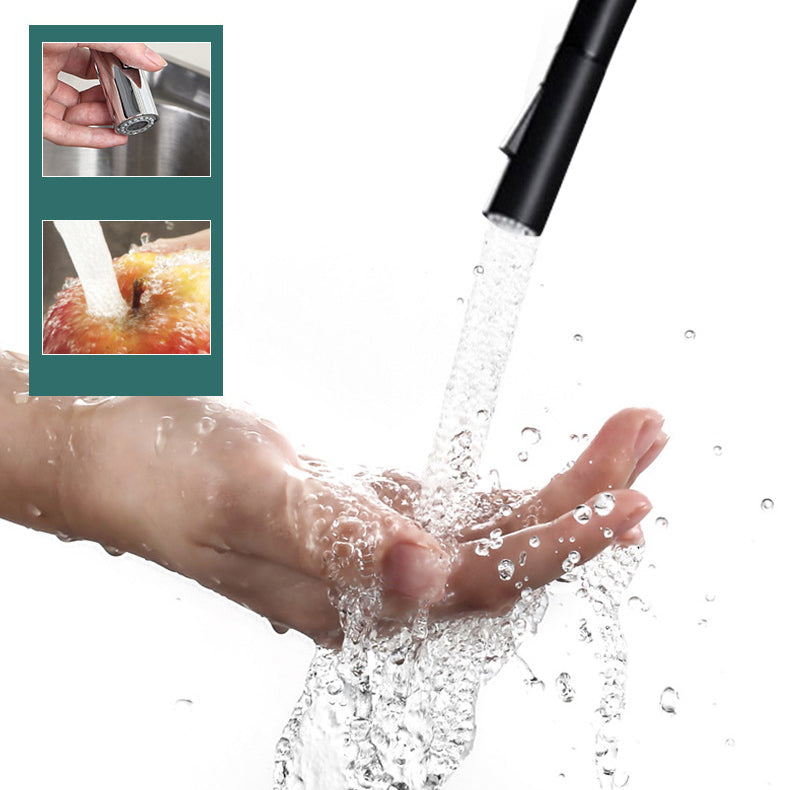 Modern Style Gooseneck Faucet Copper Single Handle Faucet for Kitchen Clearhalo 'Home Improvement' 'home_improvement' 'home_improvement_kitchen_faucets' 'Kitchen Faucets' 'Kitchen Remodel & Kitchen Fixtures' 'Kitchen Sinks & Faucet Components' 'kitchen_faucets' 6211693