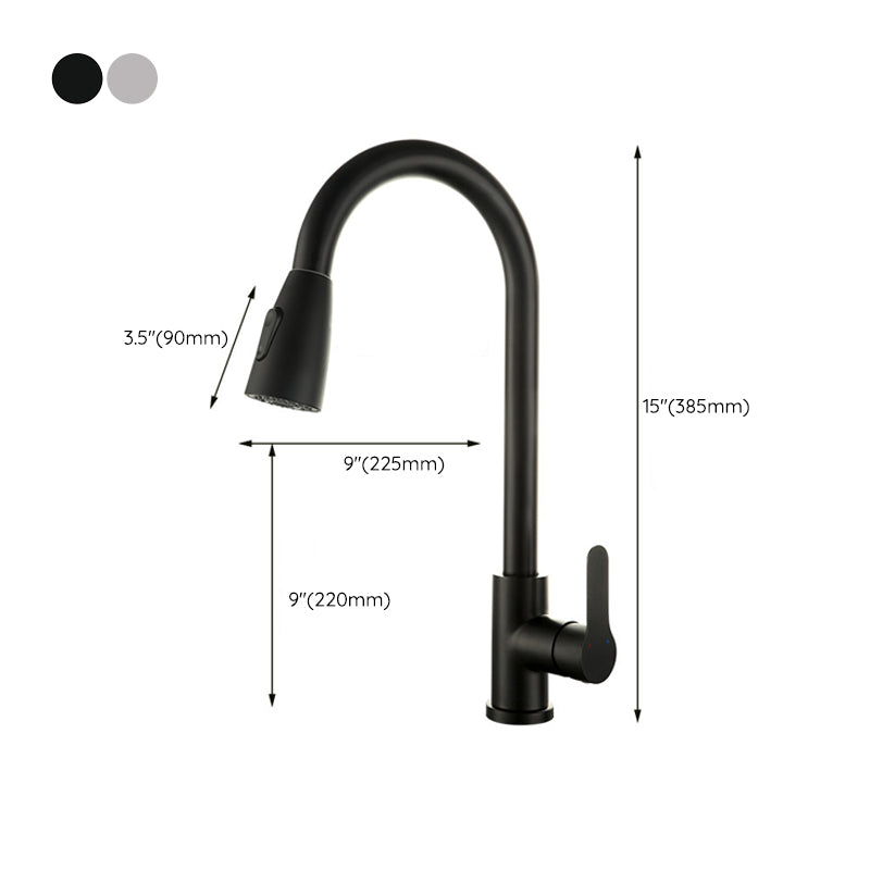 Modern Pot Filler Stainless Steel Pull Out Faucet Bar Prep Kitchen Faucet Clearhalo 'Home Improvement' 'home_improvement' 'home_improvement_kitchen_faucets' 'Kitchen Faucets' 'Kitchen Remodel & Kitchen Fixtures' 'Kitchen Sinks & Faucet Components' 'kitchen_faucets' 6211711