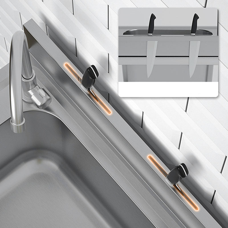 Classic Style Kitchen Sink Stainless Steel 2 Holes Undermount Kitchen Sink Clearhalo 'Home Improvement' 'home_improvement' 'home_improvement_kitchen_sinks' 'Kitchen Remodel & Kitchen Fixtures' 'Kitchen Sinks & Faucet Components' 'Kitchen Sinks' 'kitchen_sinks' 6211730