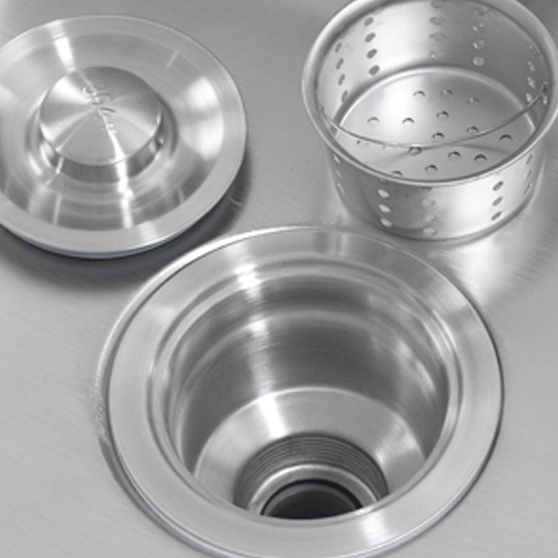 Classic Style Kitchen Sink Stainless Steel 2 Holes Undermount Kitchen Sink Clearhalo 'Home Improvement' 'home_improvement' 'home_improvement_kitchen_sinks' 'Kitchen Remodel & Kitchen Fixtures' 'Kitchen Sinks & Faucet Components' 'Kitchen Sinks' 'kitchen_sinks' 6211735