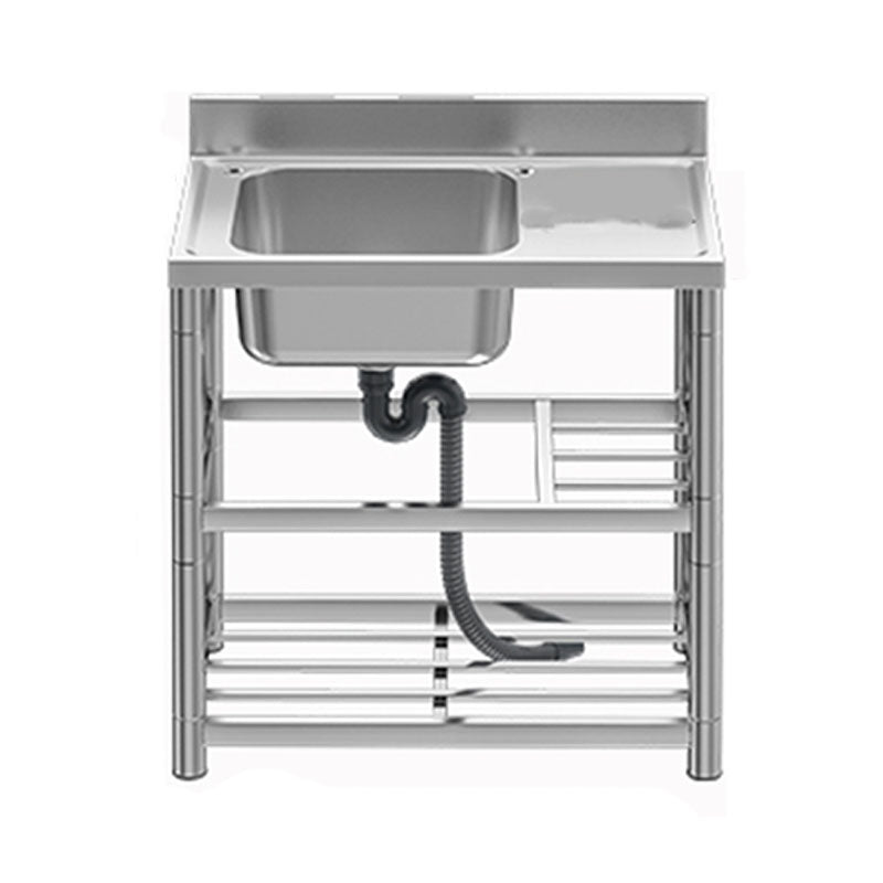 Classic Style Kitchen Sink Stainless Steel 2 Holes Undermount Kitchen Sink Clearhalo 'Home Improvement' 'home_improvement' 'home_improvement_kitchen_sinks' 'Kitchen Remodel & Kitchen Fixtures' 'Kitchen Sinks & Faucet Components' 'Kitchen Sinks' 'kitchen_sinks' 6211738