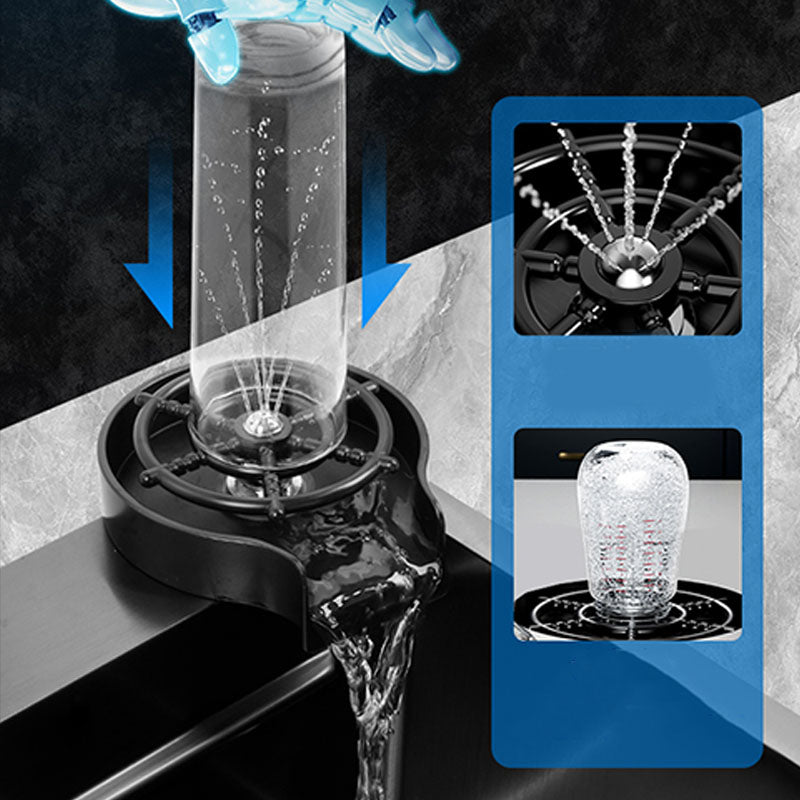 Contemporary Kitchen Sink Stainless Steel Kitchen Sink with Drain Assembly Clearhalo 'Home Improvement' 'home_improvement' 'home_improvement_kitchen_sinks' 'Kitchen Remodel & Kitchen Fixtures' 'Kitchen Sinks & Faucet Components' 'Kitchen Sinks' 'kitchen_sinks' 6211891