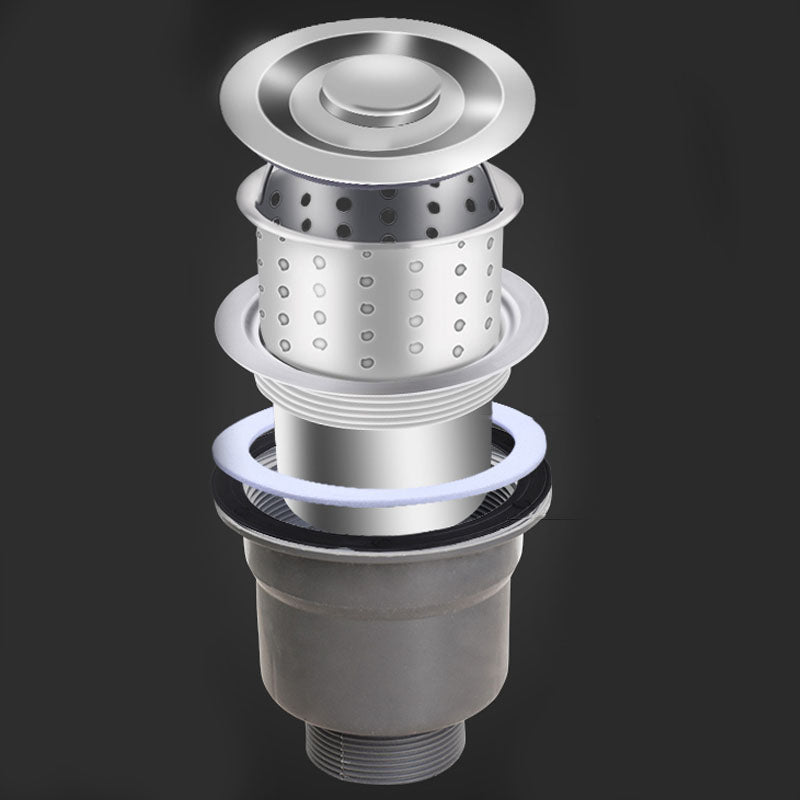 Modern Workstation Ledge Stainless Steel with Accessories and Faucet Kitchen Bar Sink Clearhalo 'Home Improvement' 'home_improvement' 'home_improvement_kitchen_sinks' 'Kitchen Remodel & Kitchen Fixtures' 'Kitchen Sinks & Faucet Components' 'Kitchen Sinks' 'kitchen_sinks' 6211934