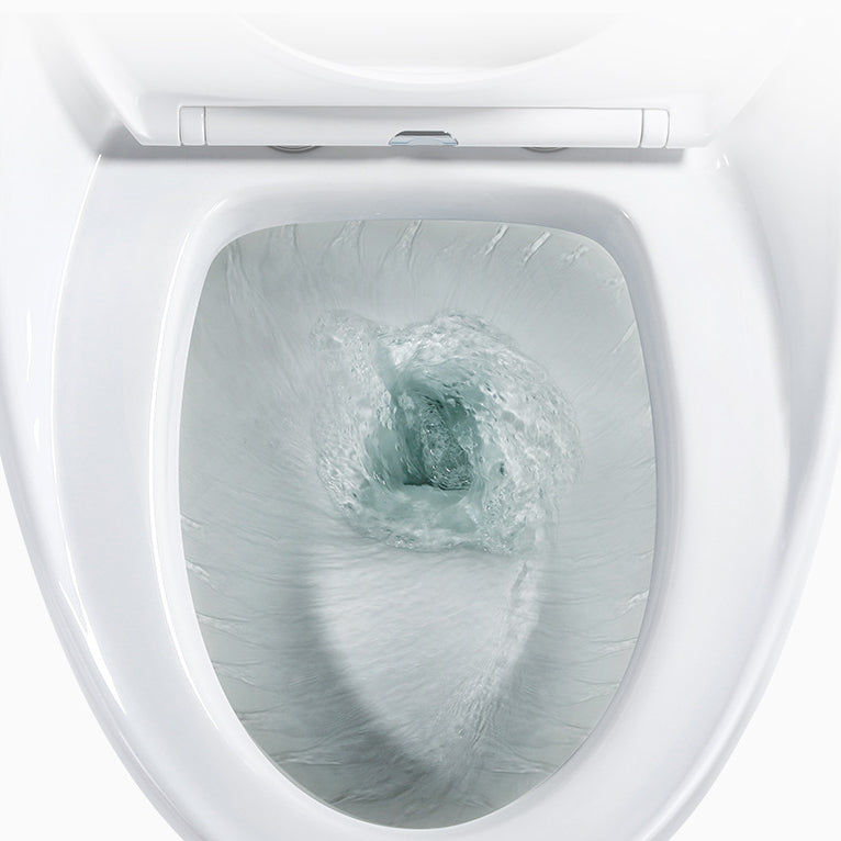 Modern UF Siphon Jet Toilet Bowl Floor Mount Flush Toilet with Toilet Seat Clearhalo 'Bathroom Remodel & Bathroom Fixtures' 'Home Improvement' 'home_improvement' 'home_improvement_toilets' 'Toilets & Bidets' 'Toilets' 6212627
