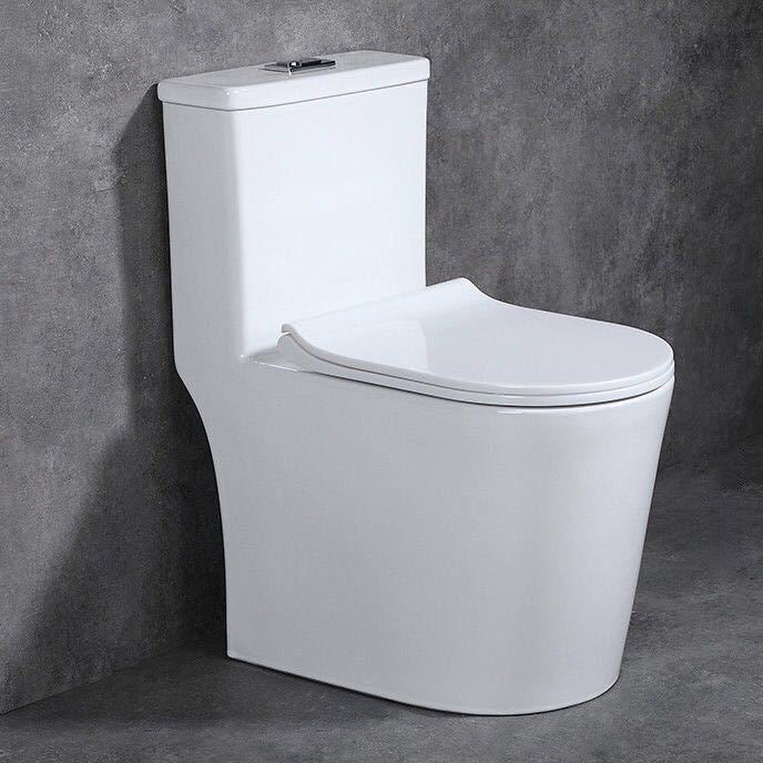 Modern All-In-One Toilet Bowl Floor Mounted Siphon Jet ABS Urine Toilet Clearhalo 'Bathroom Remodel & Bathroom Fixtures' 'Home Improvement' 'home_improvement' 'home_improvement_toilets' 'Toilets & Bidets' 'Toilets' 6212645