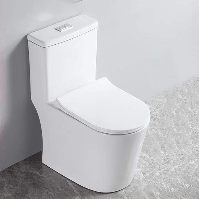 Modern All-In-One Toilet Bowl Floor Mounted Siphon Jet ABS Urine Toilet 12" Clearhalo 'Bathroom Remodel & Bathroom Fixtures' 'Home Improvement' 'home_improvement' 'home_improvement_toilets' 'Toilets & Bidets' 'Toilets' 6212646