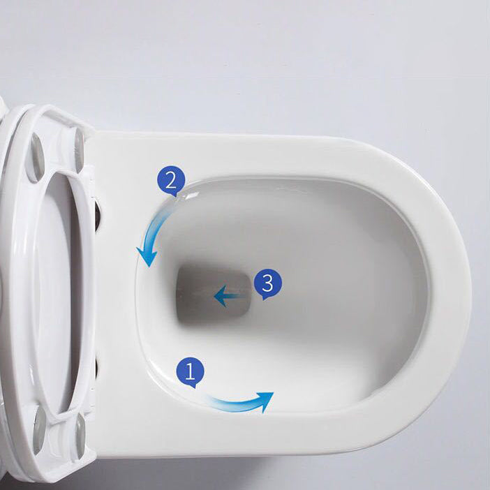 Modern All-In-One Toilet Bowl Floor Mounted Siphon Jet ABS Urine Toilet Clearhalo 'Bathroom Remodel & Bathroom Fixtures' 'Home Improvement' 'home_improvement' 'home_improvement_toilets' 'Toilets & Bidets' 'Toilets' 6212656