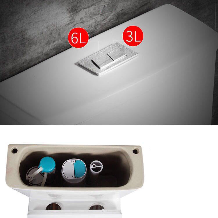 Modern All-In-One Toilet Bowl Floor Mounted Siphon Jet ABS Urine Toilet Clearhalo 'Bathroom Remodel & Bathroom Fixtures' 'Home Improvement' 'home_improvement' 'home_improvement_toilets' 'Toilets & Bidets' 'Toilets' 6212657