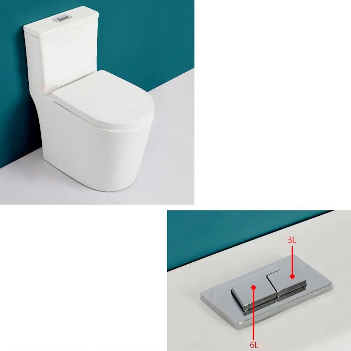 Modern All-In-One Toilet Bowl Floor Mounted Siphon Jet ABS Urine Toilet Clearhalo 'Bathroom Remodel & Bathroom Fixtures' 'Home Improvement' 'home_improvement' 'home_improvement_toilets' 'Toilets & Bidets' 'Toilets' 6212663