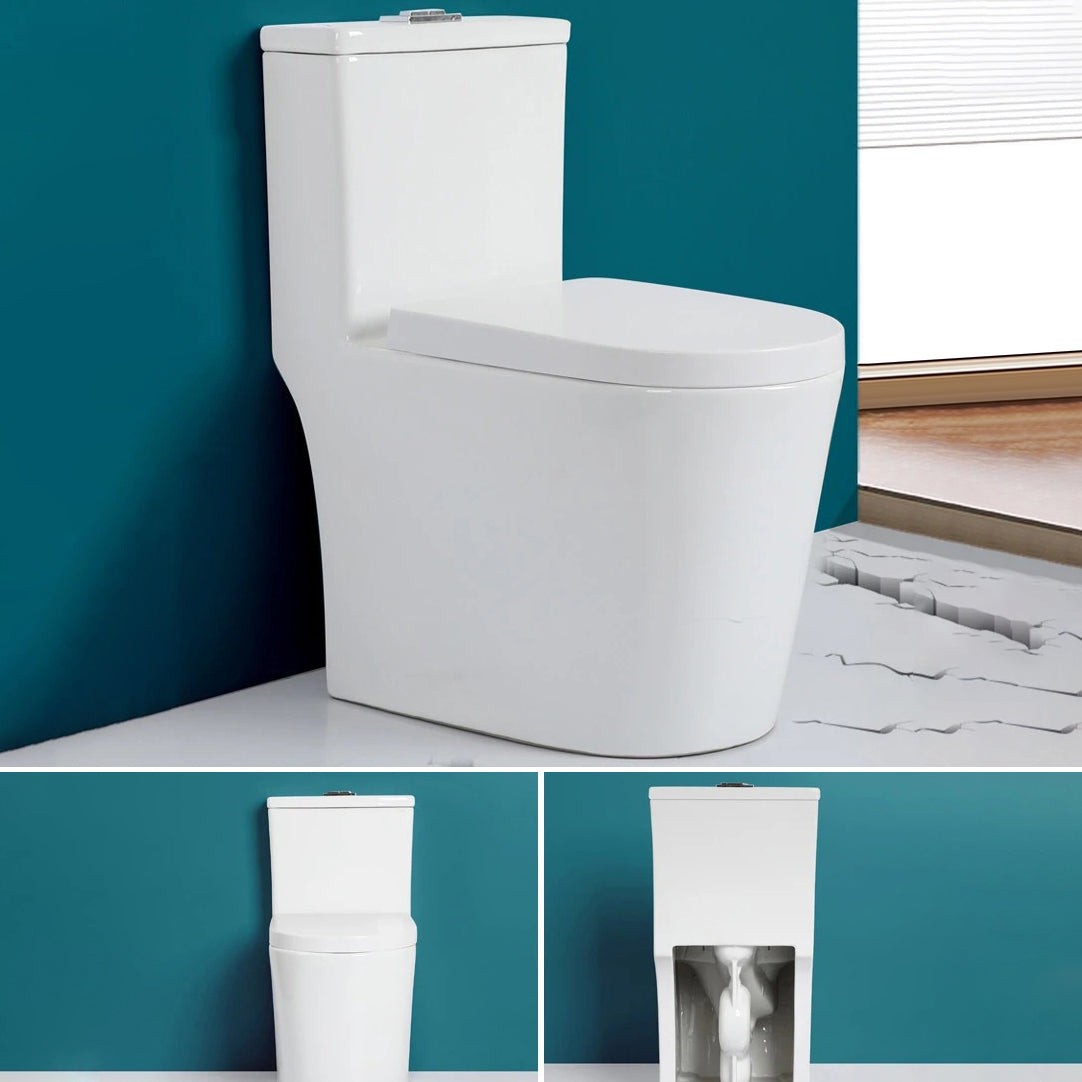 Modern All-In-One Toilet Bowl Floor Mounted Siphon Jet ABS Urine Toilet Clearhalo 'Bathroom Remodel & Bathroom Fixtures' 'Home Improvement' 'home_improvement' 'home_improvement_toilets' 'Toilets & Bidets' 'Toilets' 6212666