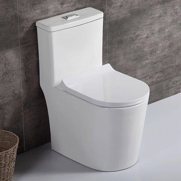 Modern All-In-One Toilet Bowl Floor Mounted Siphon Jet ABS Urine Toilet Clearhalo 'Bathroom Remodel & Bathroom Fixtures' 'Home Improvement' 'home_improvement' 'home_improvement_toilets' 'Toilets & Bidets' 'Toilets' 6212667