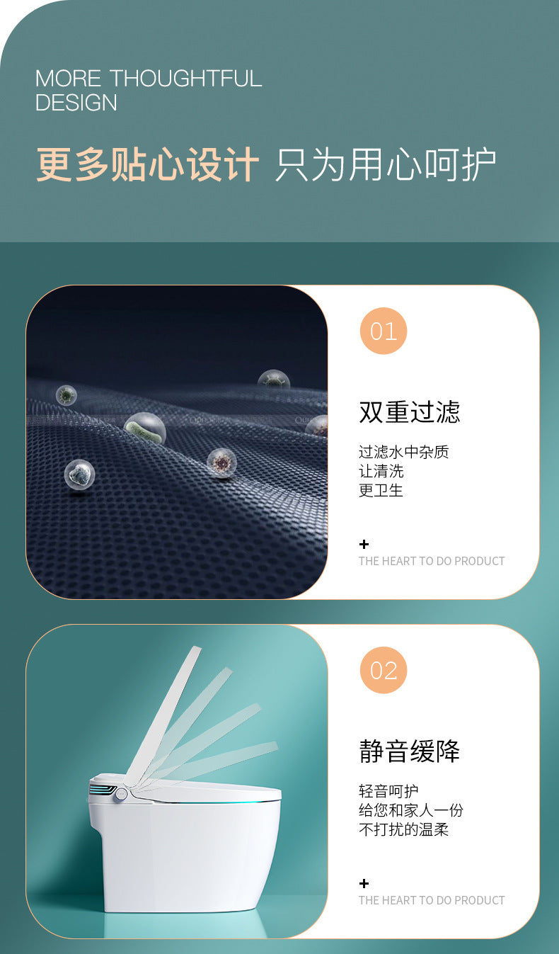 Modern Flush Toilet Concealed Tank One-Piece Toilet with Slow Close Seat Clearhalo 'Bathroom Remodel & Bathroom Fixtures' 'Home Improvement' 'home_improvement' 'home_improvement_toilets' 'Toilets & Bidets' 'Toilets' 6212708