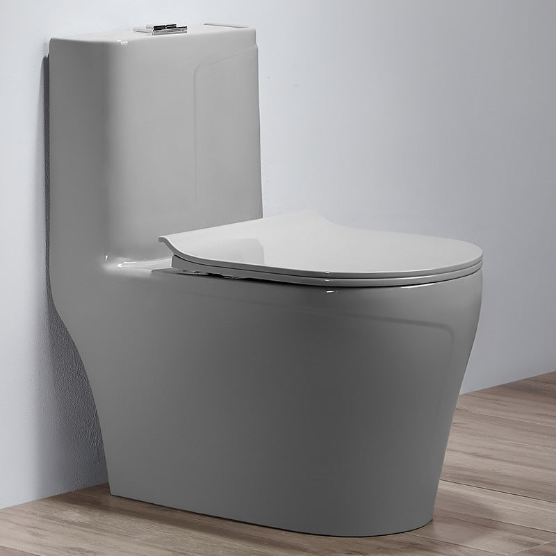 Modern One Piece Toilet Bowl Siphon Jet Flush Toilet with Seat 15"L x 27"W x 30"H Clearhalo 'Bathroom Remodel & Bathroom Fixtures' 'Home Improvement' 'home_improvement' 'home_improvement_toilets' 'Toilets & Bidets' 'Toilets' 6213909