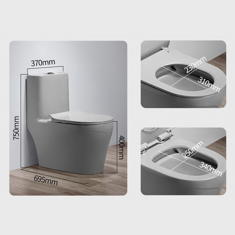 Modern One Piece Toilet Bowl Siphon Jet Flush Toilet with Seat Clearhalo 'Bathroom Remodel & Bathroom Fixtures' 'Home Improvement' 'home_improvement' 'home_improvement_toilets' 'Toilets & Bidets' 'Toilets' 6213914