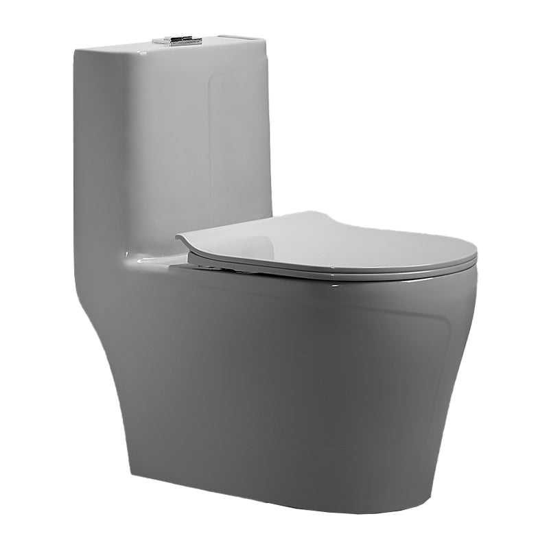 Modern One Piece Toilet Bowl Siphon Jet Flush Toilet with Seat Clearhalo 'Bathroom Remodel & Bathroom Fixtures' 'Home Improvement' 'home_improvement' 'home_improvement_toilets' 'Toilets & Bidets' 'Toilets' 6213923
