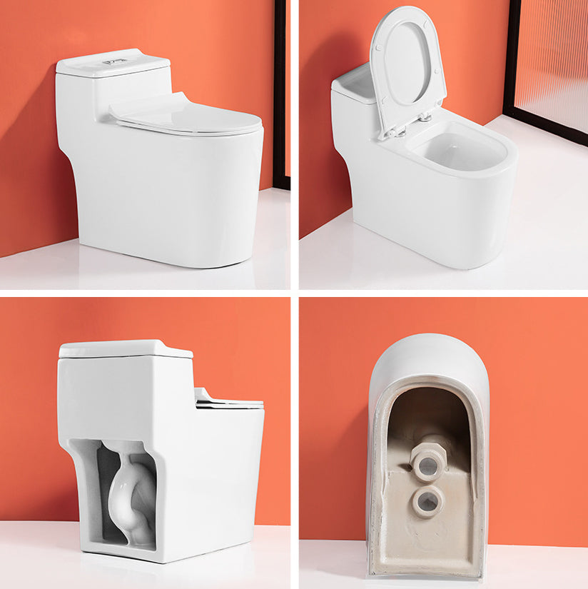 Floor Mounted Porcelain Toilet One-Piece Toilet Modern Flush Toilet Clearhalo 'Bathroom Remodel & Bathroom Fixtures' 'Home Improvement' 'home_improvement' 'home_improvement_toilets' 'Toilets & Bidets' 'Toilets' 6213940