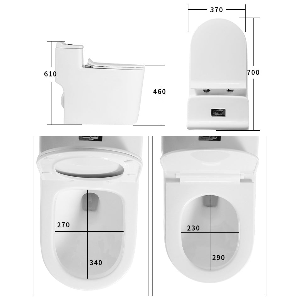 Floor Mounted Porcelain Toilet One-Piece Toilet Modern Flush Toilet Clearhalo 'Bathroom Remodel & Bathroom Fixtures' 'Home Improvement' 'home_improvement' 'home_improvement_toilets' 'Toilets & Bidets' 'Toilets' 6213941