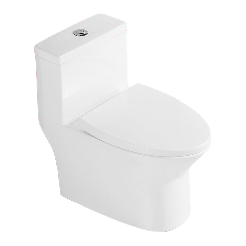 Floor Mounted Porcelain Toilet One-Piece Toilet Modern Flush Toilet Clearhalo 'Bathroom Remodel & Bathroom Fixtures' 'Home Improvement' 'home_improvement' 'home_improvement_toilets' 'Toilets & Bidets' 'Toilets' 6213949