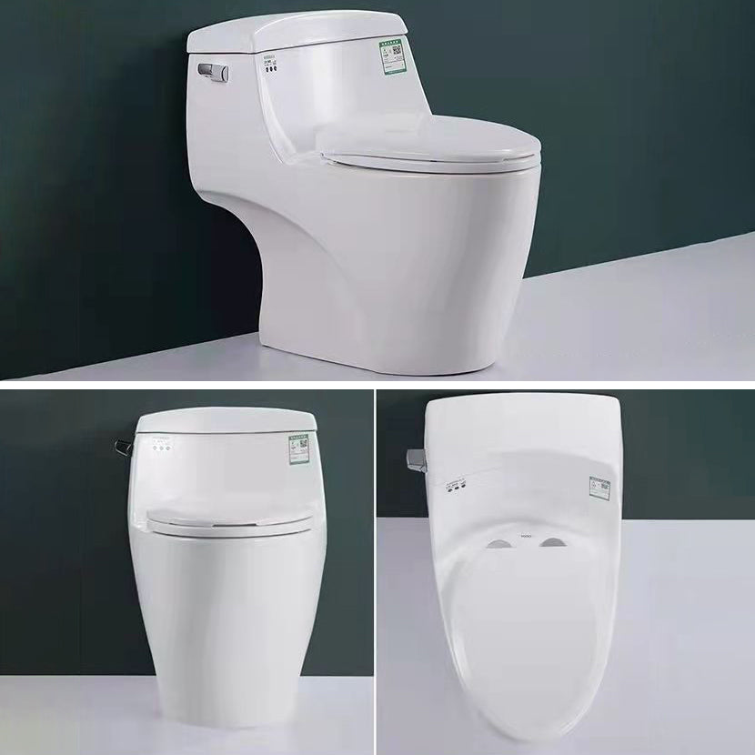 Modern Ceramic Siphon Jet Toilet Bowl Floor Mount Flush Toilet with Toilet Seat Clearhalo 'Bathroom Remodel & Bathroom Fixtures' 'Home Improvement' 'home_improvement' 'home_improvement_toilets' 'Toilets & Bidets' 'Toilets' 6214012