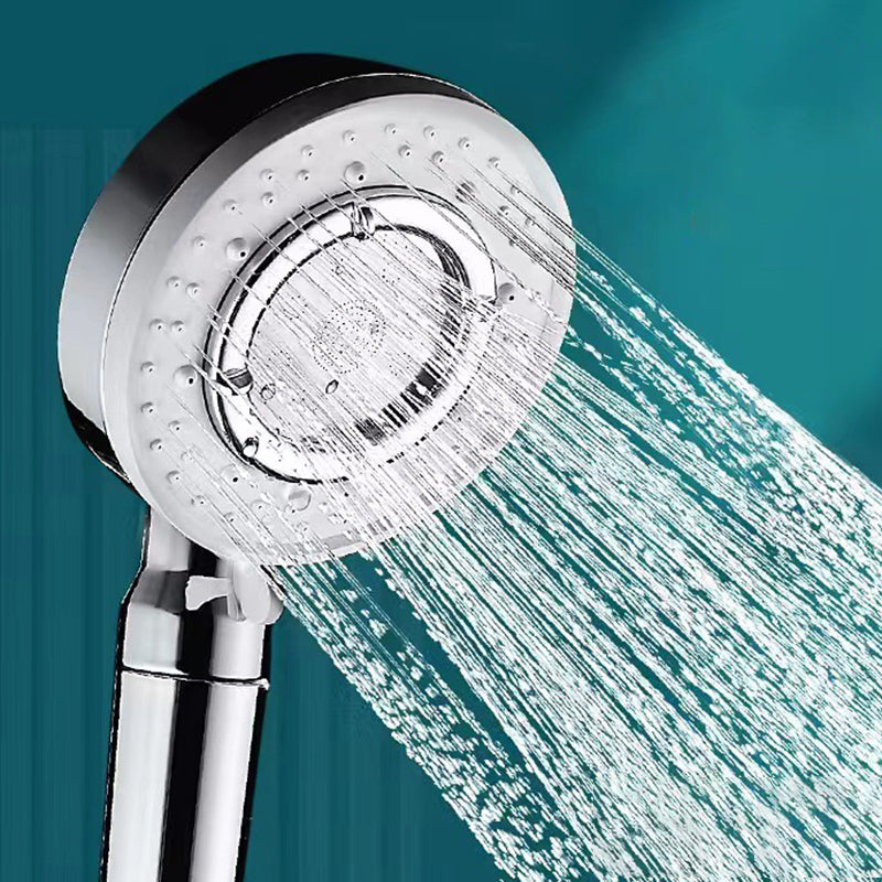 Modern Handheld Shower Head Adjustable Spray Pattern Shower Head in Stainless Steel Clearhalo 'Bathroom Remodel & Bathroom Fixtures' 'Home Improvement' 'home_improvement' 'home_improvement_shower_heads' 'Shower Heads' 'shower_heads' 'Showers & Bathtubs Plumbing' 'Showers & Bathtubs' 6215089