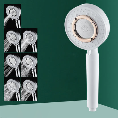 Modern Handheld Shower Head Adjustable Spray Pattern Shower Head in Stainless Steel White Clearhalo 'Bathroom Remodel & Bathroom Fixtures' 'Home Improvement' 'home_improvement' 'home_improvement_shower_heads' 'Shower Heads' 'shower_heads' 'Showers & Bathtubs Plumbing' 'Showers & Bathtubs' 6215095