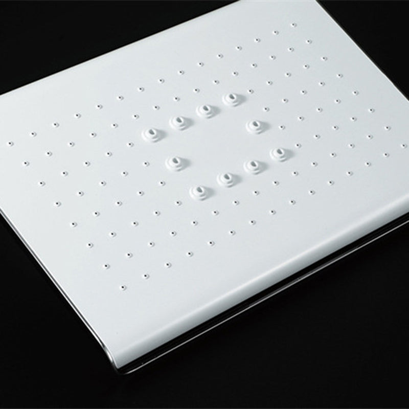 Rectangle Fixed Shower Head Traditional Ceiling Mounted Shower Head Clearhalo 'Bathroom Remodel & Bathroom Fixtures' 'Home Improvement' 'home_improvement' 'home_improvement_shower_heads' 'Shower Heads' 'shower_heads' 'Showers & Bathtubs Plumbing' 'Showers & Bathtubs' 6215125