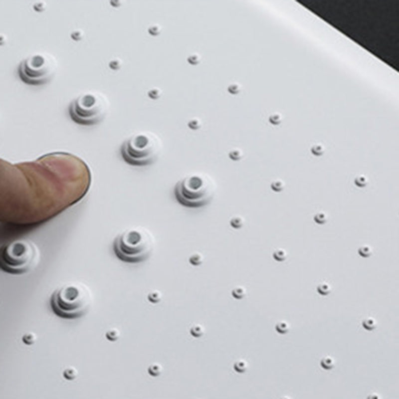 Rectangle Fixed Shower Head Traditional Ceiling Mounted Shower Head Clearhalo 'Bathroom Remodel & Bathroom Fixtures' 'Home Improvement' 'home_improvement' 'home_improvement_shower_heads' 'Shower Heads' 'shower_heads' 'Showers & Bathtubs Plumbing' 'Showers & Bathtubs' 6215126