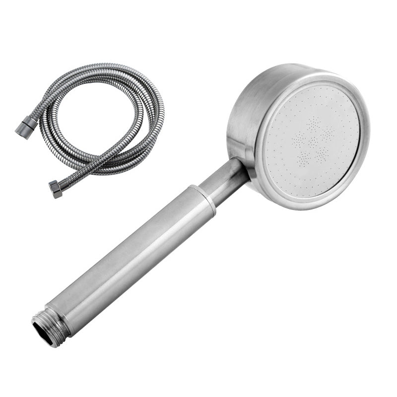 Round Shape Handheld Shower Head Traditional Metal Wall Mounted Hand Shower Unavailiable Shower Head with Hose Clearhalo 'Bathroom Remodel & Bathroom Fixtures' 'Home Improvement' 'home_improvement' 'home_improvement_shower_heads' 'Shower Heads' 'shower_heads' 'Showers & Bathtubs Plumbing' 'Showers & Bathtubs' 6215150