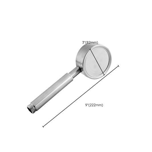 Round Shape Handheld Shower Head Traditional Metal Wall Mounted Hand Shower Clearhalo 'Bathroom Remodel & Bathroom Fixtures' 'Home Improvement' 'home_improvement' 'home_improvement_shower_heads' 'Shower Heads' 'shower_heads' 'Showers & Bathtubs Plumbing' 'Showers & Bathtubs' 6215166