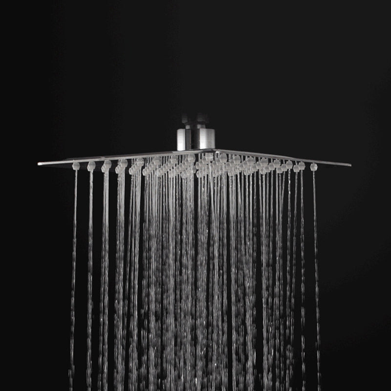 Metal Fixed Shower Head Modern Bathroom Ceiling Mounted Shower Head Clearhalo 'Bathroom Remodel & Bathroom Fixtures' 'Home Improvement' 'home_improvement' 'home_improvement_shower_heads' 'Shower Heads' 'shower_heads' 'Showers & Bathtubs Plumbing' 'Showers & Bathtubs' 6215191