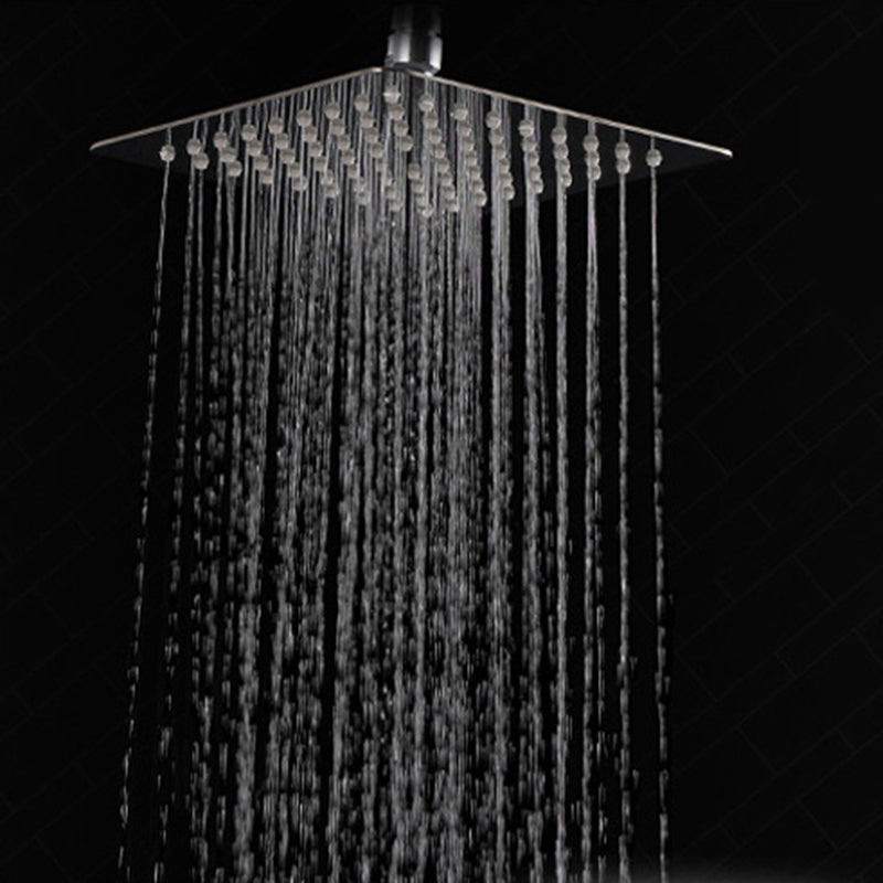 Metal Fixed Shower Head Modern Bathroom Ceiling Mounted Shower Head Clearhalo 'Bathroom Remodel & Bathroom Fixtures' 'Home Improvement' 'home_improvement' 'home_improvement_shower_heads' 'Shower Heads' 'shower_heads' 'Showers & Bathtubs Plumbing' 'Showers & Bathtubs' 6215195