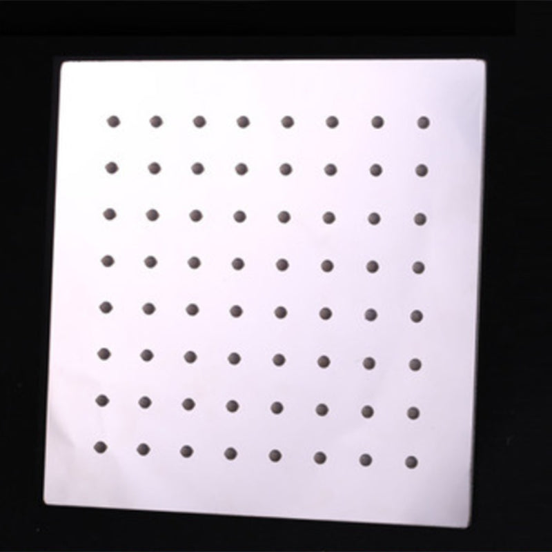 Metal Fixed Shower Head Modern Bathroom Ceiling Mounted Shower Head 8"L x 8"W Square Clearhalo 'Bathroom Remodel & Bathroom Fixtures' 'Home Improvement' 'home_improvement' 'home_improvement_shower_heads' 'Shower Heads' 'shower_heads' 'Showers & Bathtubs Plumbing' 'Showers & Bathtubs' 6215198