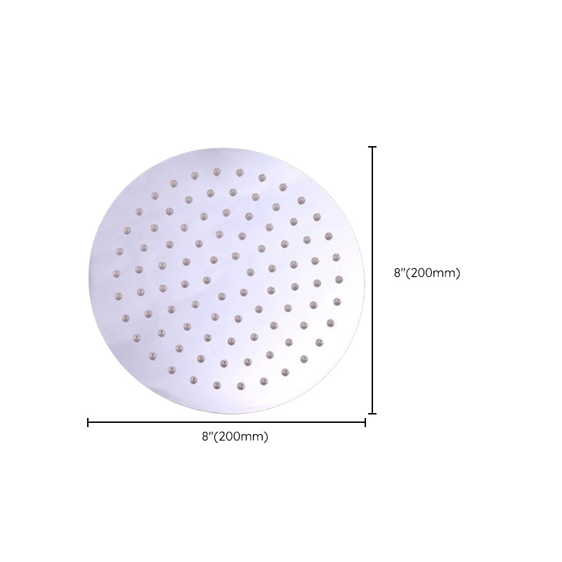 Metal Fixed Shower Head Modern Bathroom Ceiling Mounted Shower Head Clearhalo 'Bathroom Remodel & Bathroom Fixtures' 'Home Improvement' 'home_improvement' 'home_improvement_shower_heads' 'Shower Heads' 'shower_heads' 'Showers & Bathtubs Plumbing' 'Showers & Bathtubs' 6215202