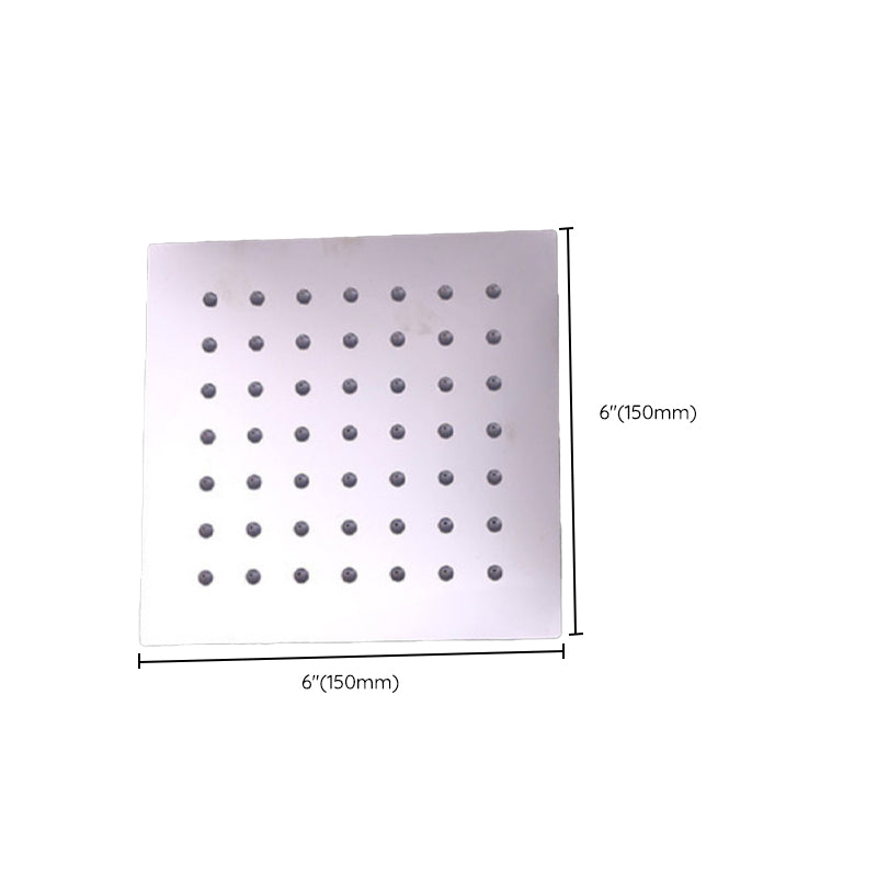 Metal Fixed Shower Head Modern Bathroom Ceiling Mounted Shower Head Clearhalo 'Bathroom Remodel & Bathroom Fixtures' 'Home Improvement' 'home_improvement' 'home_improvement_shower_heads' 'Shower Heads' 'shower_heads' 'Showers & Bathtubs Plumbing' 'Showers & Bathtubs' 6215204