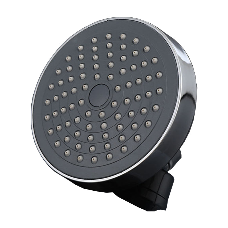 Round Fixed Shower Head Traditional Style Metal 5-inch Fixed Shower Head Clearhalo 'Bathroom Remodel & Bathroom Fixtures' 'Home Improvement' 'home_improvement' 'home_improvement_shower_heads' 'Shower Heads' 'shower_heads' 'Showers & Bathtubs Plumbing' 'Showers & Bathtubs' 6215240